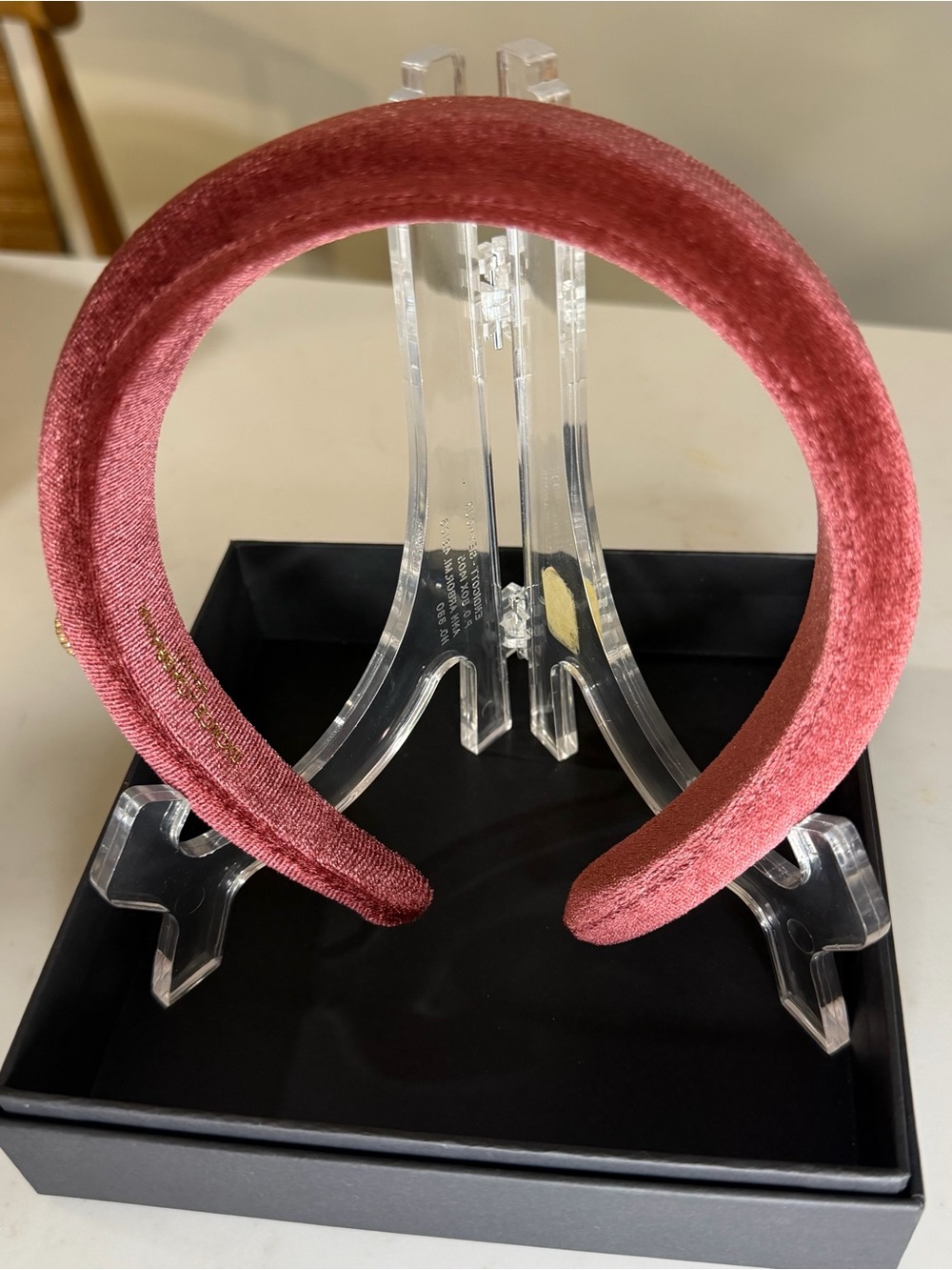 Dolce & Gabbana Rose Velvet headband with crown Detail - Women New - Picture 4 of 9
